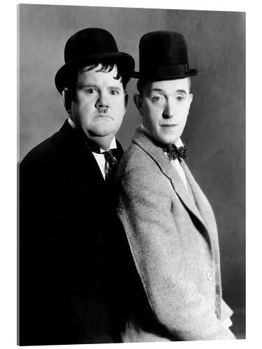 Tableau en verre acrylique Oliver Hardy and Stan Laurel, 1933