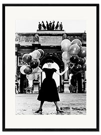 Kehystetty taidepainatus Audrey Hepburn, in a Givenchy Cocktail Dress, 1957