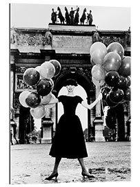 Galleriataulu Audrey Hepburn, in a Givenchy Cocktail Dress, 1957