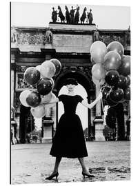 Magnettafel Audrey Hepburn, in a Givenchy Cocktail Dress, 1957