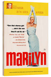 Wood print Marilyn Monroe in &quot;Marilyn&quot;, 1963