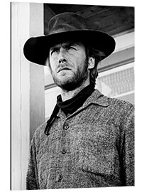 Tableau en aluminium Clint Eastwood "High Plains Drifter", 1973