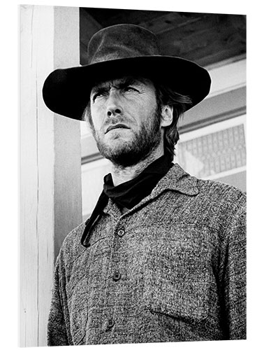 Hartschaumbild Clint Eastwood "Ein Fremder ohne Namen", 1973