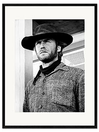 Inramat konsttryck Clint Eastwood "High Plains Drifter", 1973