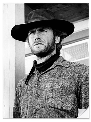 Naklejka na ścianę Clint Eastwood "High Plains Drifter", 1973