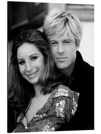 Magnettafel Barbra Streisand und Robert Redford, 1973