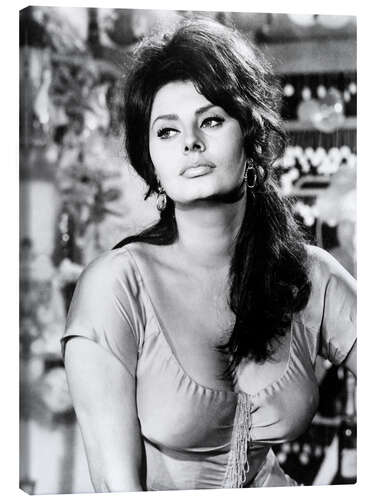 Canvas print Sophia Loren in "Boccaccio '70", 1962 I