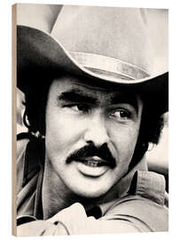 Wood print Burt Reynolds in &quot;Smokey and the Bandit&quot;, 1977