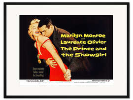 Gerahmter Kunstdruck Marilyn Monroe in "The Prince and the Showgirl", 1956