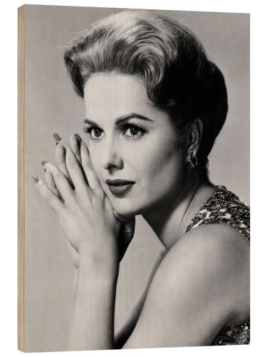 Trätavla Martha Hyer in "Some Came Running", 1958