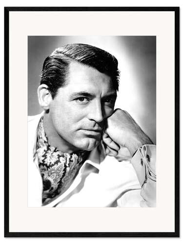 Plakat artystyczny premium w ramie Cary Grant in "Notorious", 1946