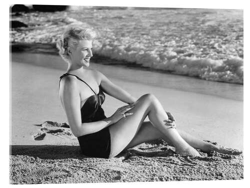 Acrylic print Rita Hayworth in Acapulco, 1947