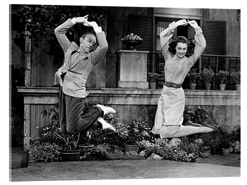 Quadro em acrílico Fred Astaire and Cyd Charisse, 1957 I