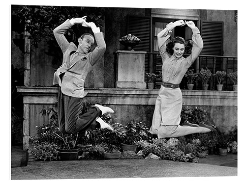 Tableau en PVC Fred Astaire and Cyd Charisse, 1957 I