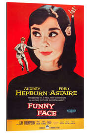 Gallery print Fred Astaire and Audrey Hepburn in &quot;Funny Art&quot;, 1957