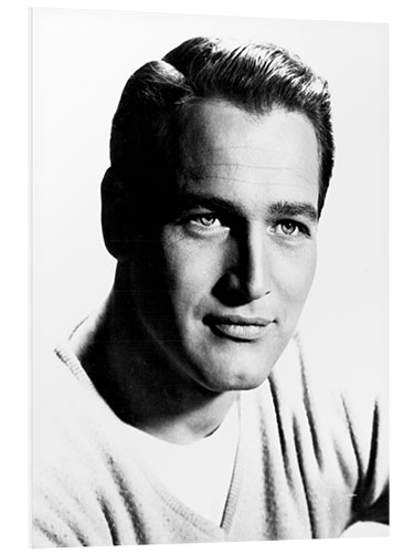 Foam board print Portrait of Paul Newman