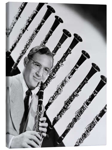 Canvas print Benny Goodman in "A Song Is Born", 1948