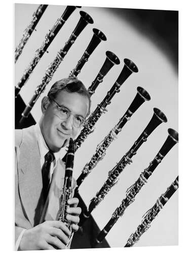 Foam board print Benny Goodman in "A Song Is Born", 1948