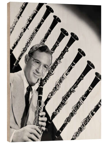 Holzbild Benny Goodman, 1948