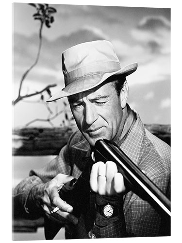 Acrylic print Gary Cooper, "Springfield Rifle", 1952