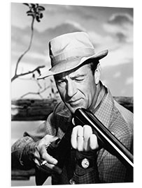 Print på skumplade Gary Cooper, "Springfield Rifle", 1952