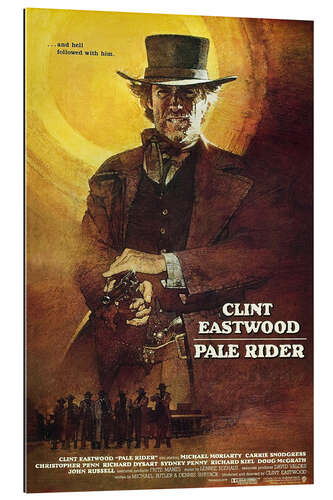 Galleritryk Clint Eastwood in "Pale Rider", 1985