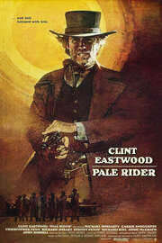 Magnettafel Clint Eastwood in "Pale Rider", 1985