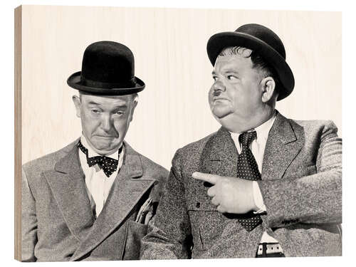 Puutaulu Laurel and Hardy IV