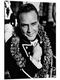 Tableau en aluminium Marlon Brando in "Muttiny on the Bounty", 1962