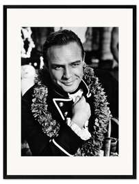 Gerahmter Kunstdruck Marlon Brando in "Meuterei auf der Bounty", 1962