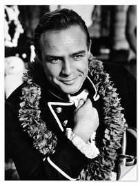 Wandsticker Marlon Brando in "Meuterei auf der Bounty", 1962