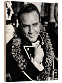 Obraz na drewnie Marlon Brando in "Muttiny on the Bounty", 1962