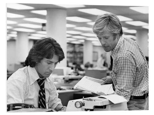 Cuadro de PVC Dustin Hoffman, Robert Redford in "All the President's Men" I