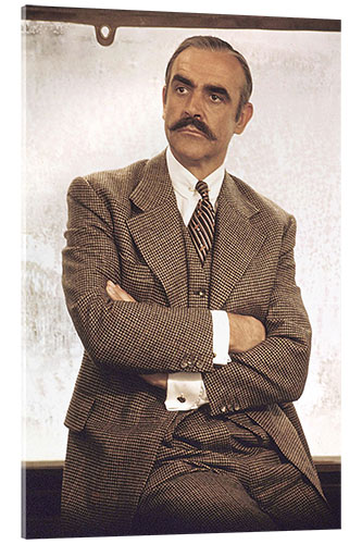 Acrylic print Sean Connery in "Murder on the Orient Express", 1974