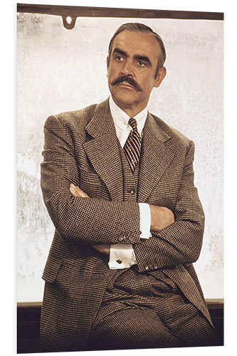 Tableau en PVC Sean Connery in "Murder on the Orient Express", 1974