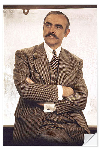 Naklejka na ścianę Sean Connery in "Murder on the Orient Express", 1974