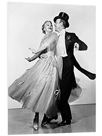 Foam board print Ginger Rogers and Fred Astaire, 1949