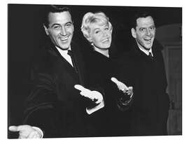 Cuadro de aluminio Rock Hudson, Doris Day, Tony Randall, 1959