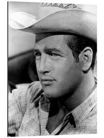 Aluminium print Paul Newman in "Hud", 1963