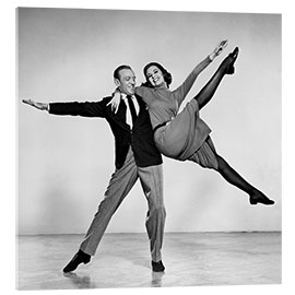 Akrylbilde Fred Astaire and Cyd Charisse, 1957 II