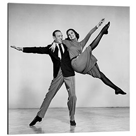 Aluminium print Fred Astaire and Cyd Charisse, 1957 II