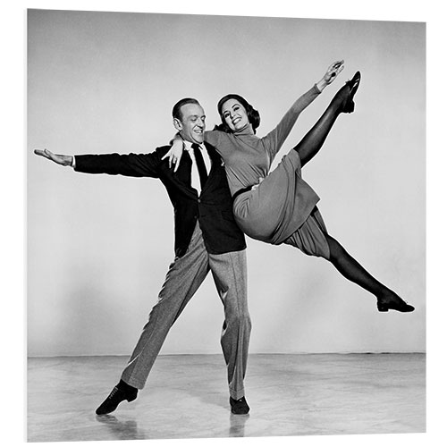 Cuadro de PVC Fred Astaire and Cyd Charisse, 1957 II