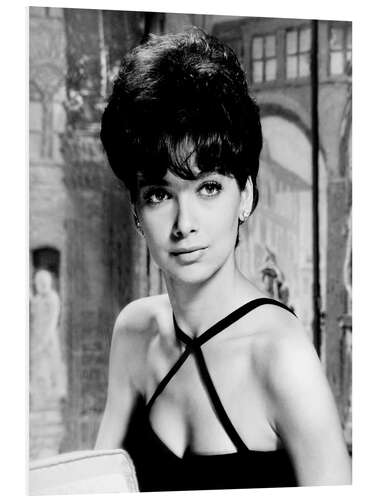 Foam board print Suzanne Pleshette, 1963