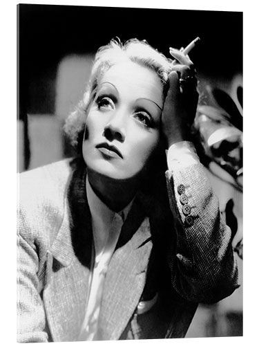 Acrylic print Marlene Dietrich, ca. 1936