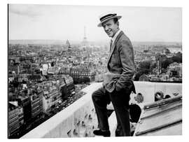 Aluminium print Fred Astaire Enjoy the Parisian Skyline, 1957