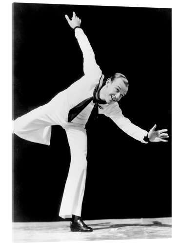 Acrylglasbild Fred Astaire in "Marine gegen Liebeskummer", 1936