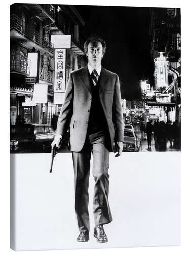 Canvas print Clint Eastwood in "The Enforcer", 1976