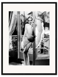 Impresión de arte enmarcada Marlene Dietrich in "Desire", 1936