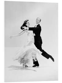 Quadro em acrílico Fred Astaire und Rita Hayworth, 1942