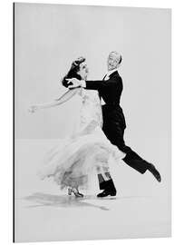 Aluminium print Fred Astaire und Rita Hayworth, 1942